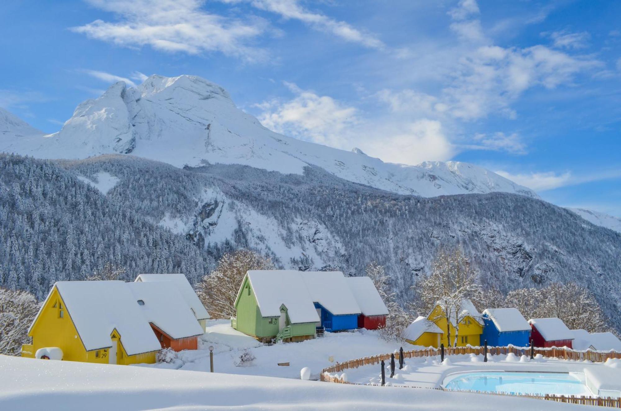 Iskoe Chalets-Hoetel, Col D'Aubisque Gourette Exterior foto