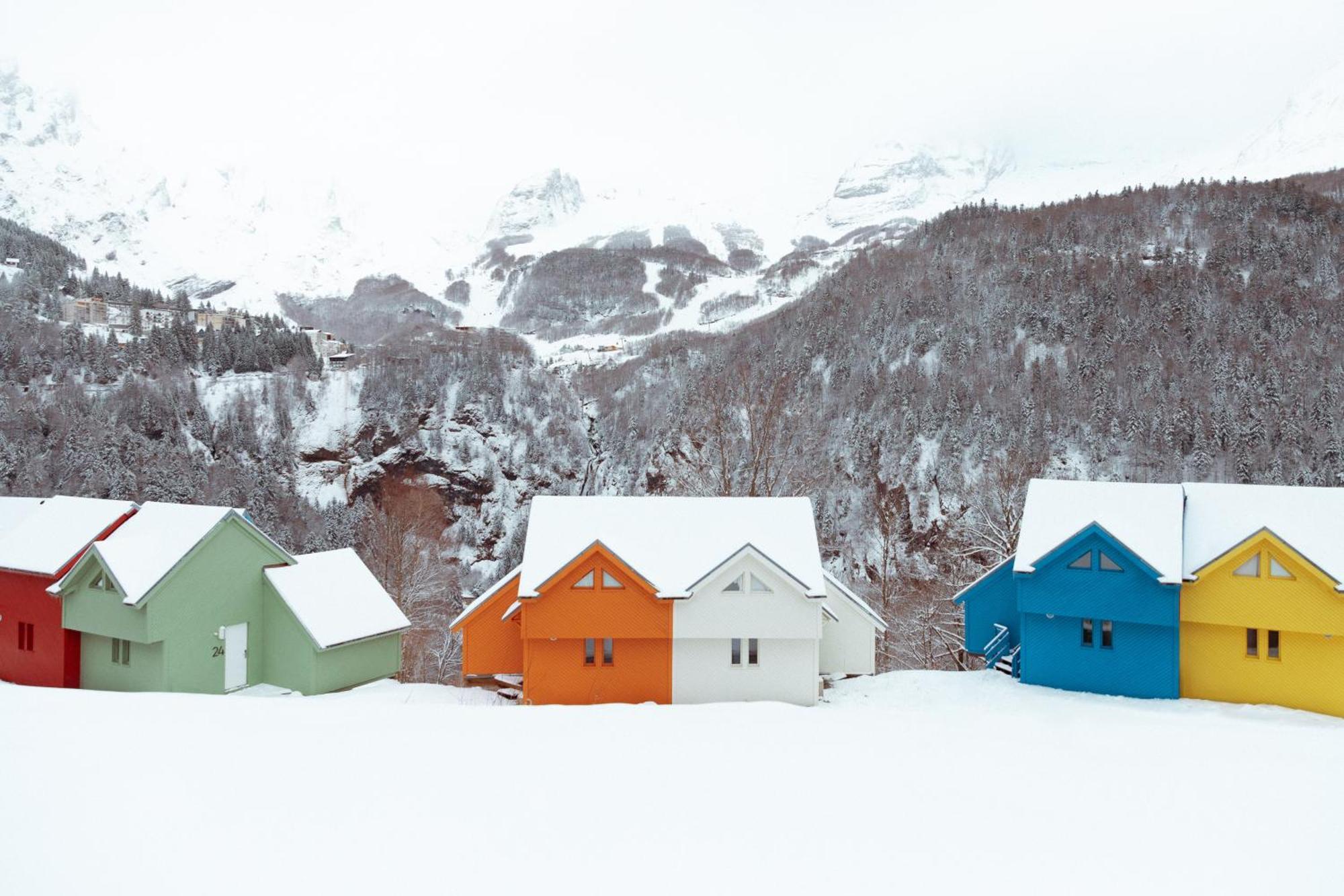 Iskoe Chalets-Hoetel, Col D'Aubisque Gourette Exterior foto